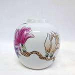 Ručne maľovaný flakón / váza, Hongkong