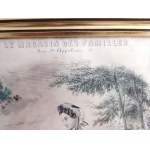 Le Magasin des Familles - rycina modowa, XIX w., Francja