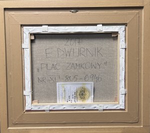 Edward Dwurnik ( 1943 - 2018 ), Plac Zamkowy, 2017