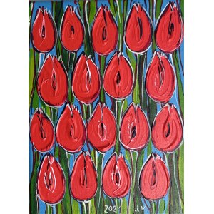 Joanna Mieszko ( 1969 ), Tulipany, 2021