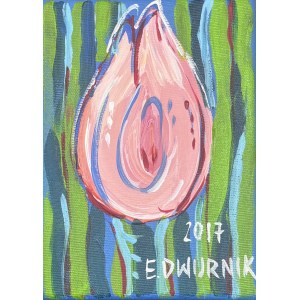 Edward Dwurnik ( 1943 - 2018 ), Tulip, 2017