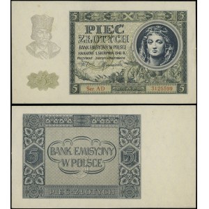 Polska, 5 złotych, 1.08.1941