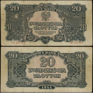 Polska, 20 złotych, 1944