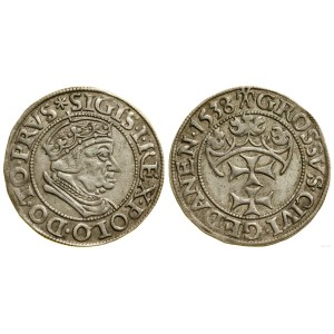 Poland, penny, 1538, Gdańsk