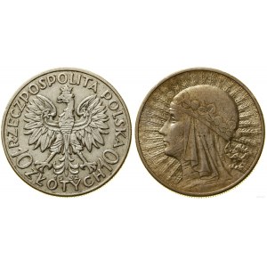 Poland, 10 gold, 1932, London