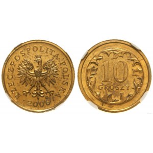 Polska, 10 groszy, 2006, Warszawa
