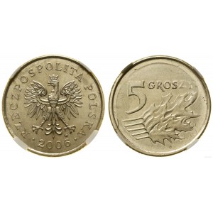 Poland, 5 grosz, 2006, Warsaw
