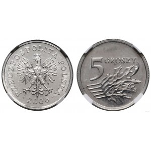 Poland, 5 grosz, 2006, Warsaw