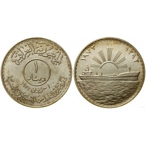 Irak, 1 dinar, 1973