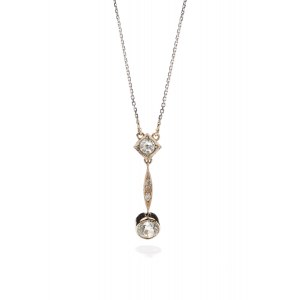 Diamond necklace, circa mid-20th century.