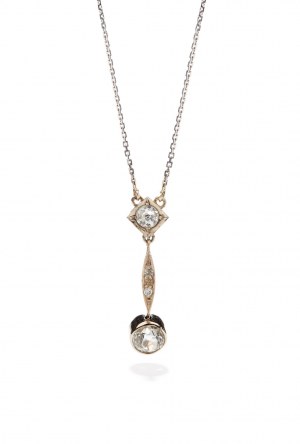 Diamond necklace, circa mid-20th century.