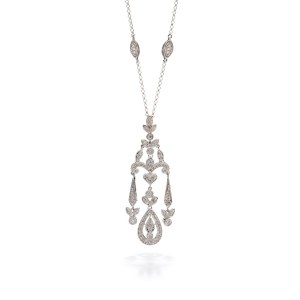 Diamant-Halskette, 20./20. Jahrhundert.