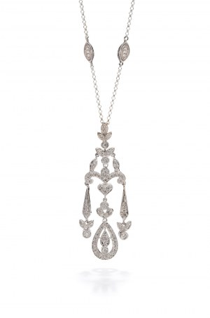 Diamond necklace, 20th/20th century.