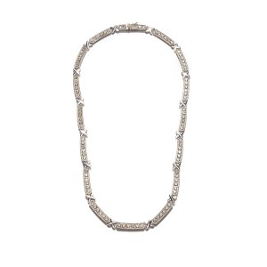 Diamant-Halskette, 2. Hälfte 20. Jahrhundert.