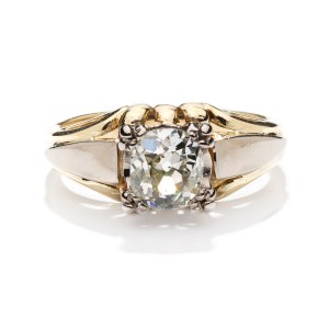 Diamantový prsten, 50. léta 20. století.