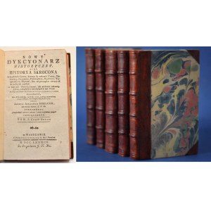 1783 Nový historický slovník, 5 zväzkov.