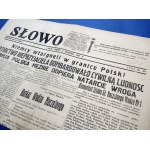 Eine Sammlung von 18 Ausgaben der Vilnius Slowa 1-17 September 1939