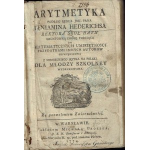 Arytmetyka dla Młodzy Szkolnej 1774