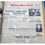 Express Wieczorny 1947 Pół Rocznik, 170 Numerów