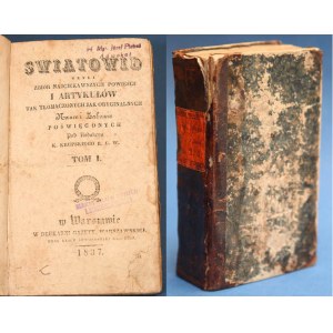 SWIATOWID Jahrgang 1837 - 3 Bände Halbleder
