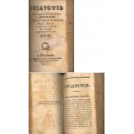 SWIATOWID ročník 1837 - 3 zväzky polokožené