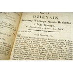 Vládny vestník W.M. Krakov a okres, ročenka 1820