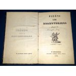 Konopka Songs of the Krakow People 1840 + sheet music