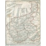 KALENDARZ DOMOWY Gałęzowskiego na rok 1834 + Mappa Królewstwa Polskiego
