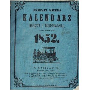 Janického domácí a zemědělský kalendář na rok 1852