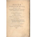 Kosicki Sammlung der schönen Gedanken 1826