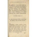 Przedłużenie.. Wiadomości O Archiwum Krajowem Królestwa Polskiego 1825