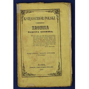 Kronika Kromera Sanok 1857 z.15-18