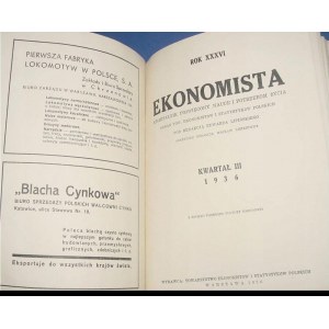 EKONOMISTA rocznik 1936 - Hayek, Lange, Grabski