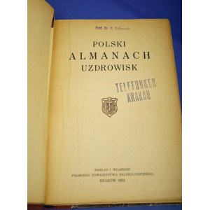 Poľský almanach kúpeľných miest Krakov 1934