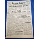Hrdinná Varšava v zápalu boje - Gazeta Polska 1944 (Varšavské povstání)