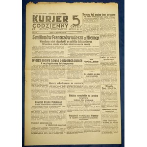 Kurjerny Codzienny, 13. SEPTEMBER 1939 - Das Tempo dieses Krieges ist schrecklich