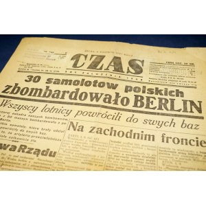 September 6, 1939, Time - 30 planes bombed Berlin