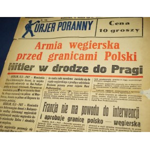 Březen 1939 Maďarská armáda před polskými hranicemi