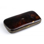 Victorian English tortoiseshell glasses case - 19th century