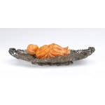 Italian coral carving and silver - Sicily, 19th century