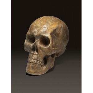 Large marble skull - 18th century