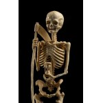 Memento Mori, German ivory skeleton - 18th century