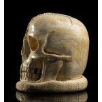 German elephant ivory Vanitas with skull - 18th-19th century