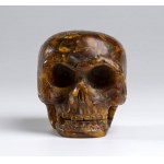 German amber Vanitas with skull - 18th century