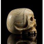 German elephant ivory Vanitas with skull - 18th century