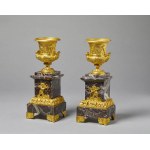 Pair of French bronze vase - late 18th early 19th century
