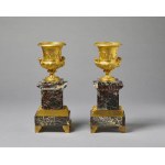 Pair of French bronze vase - late 18th early 19th century