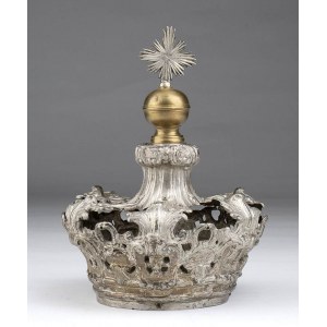 Silver crown - probably Naples, mid-19th century