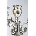 Italian silver candelabrum - 1872-1935