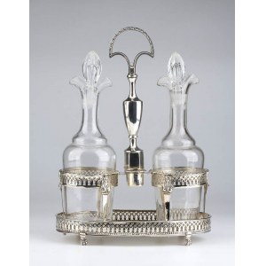 Italian silver vinegar cruet - Kingdom of Sardinia, Genova 1824-1872